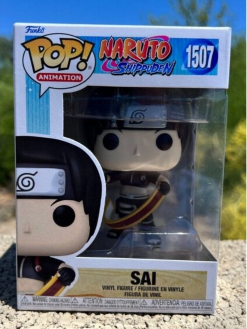 Funko Pop Sai #1507 Naruto Shippuden New in Box NIB Collectible Rare HTF